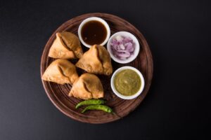 Onion Samosas – (4) Ve